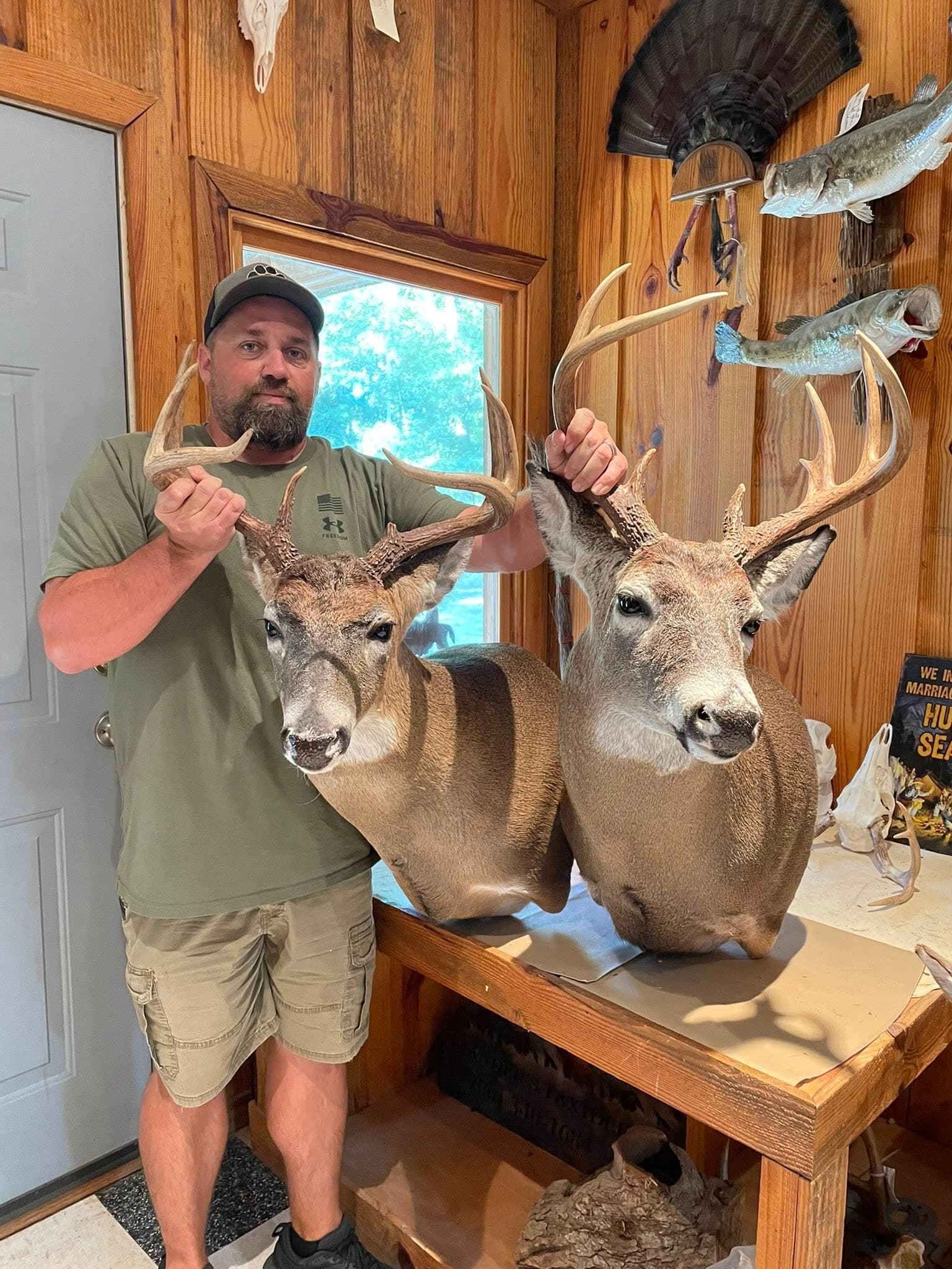 Happy customer with our taxidermy