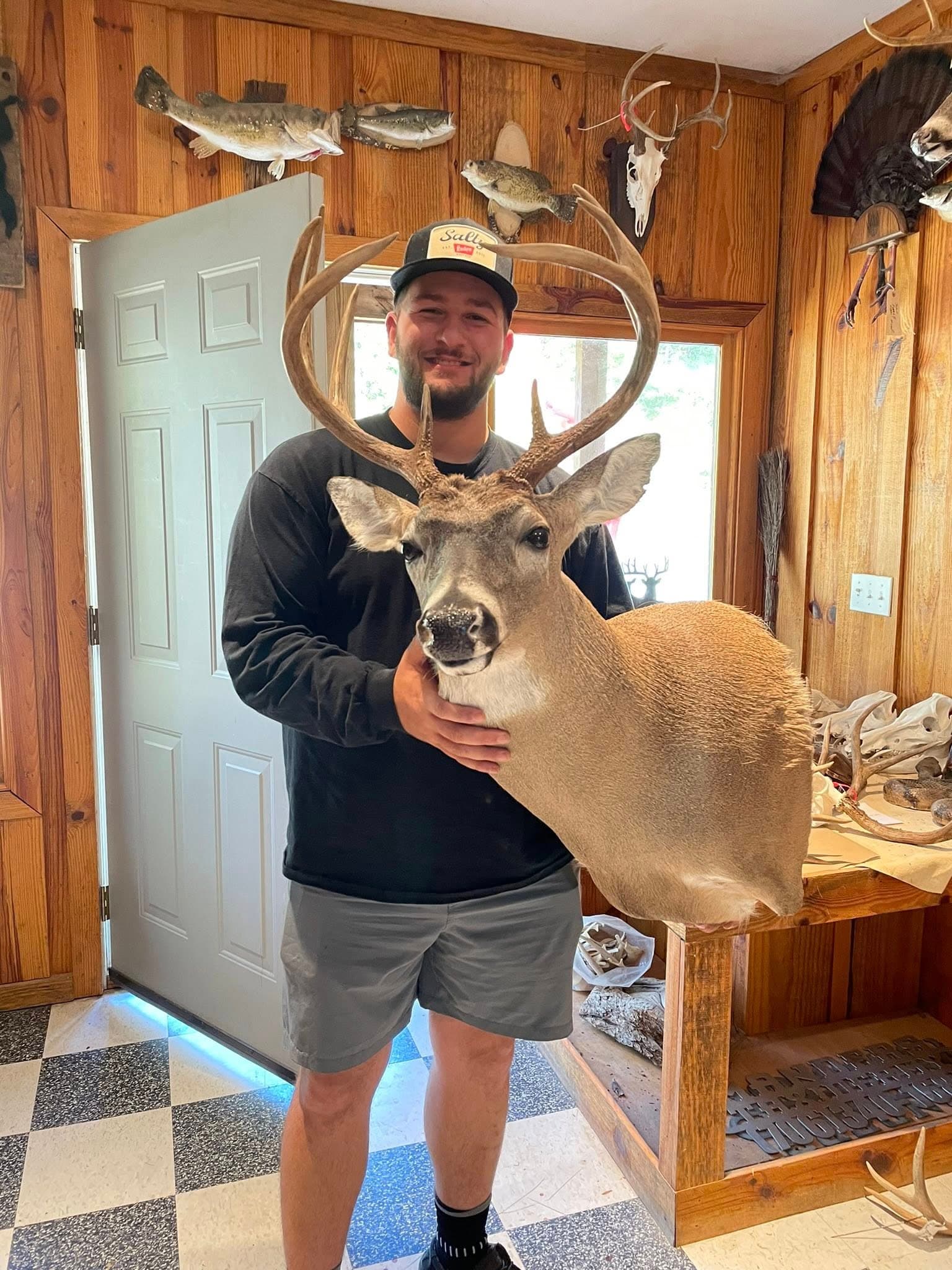 Happy customer with our taxidermy