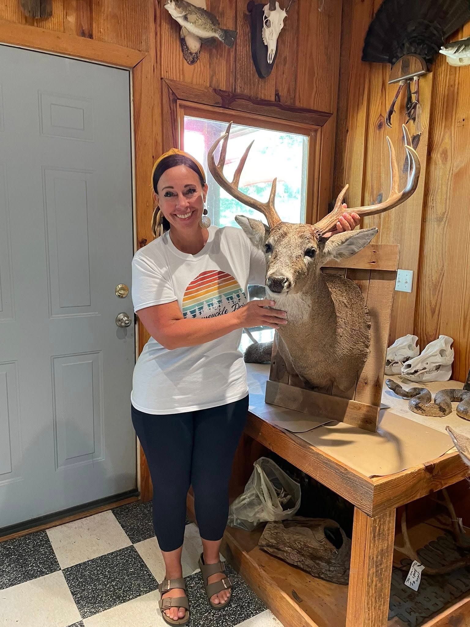 Happy customer with our taxidermy