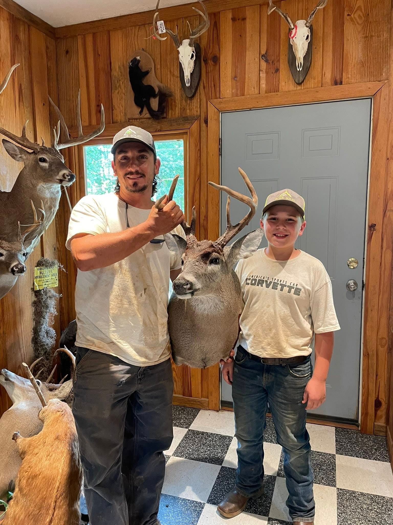 Happy customer with our taxidermy
